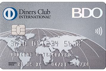 Apply for a BDO Diners Club Credit Card now! .